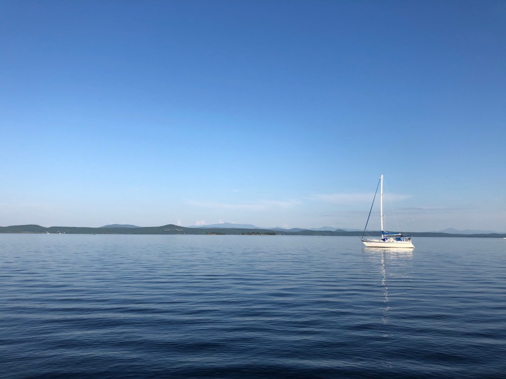 Camping on Lake Champlain