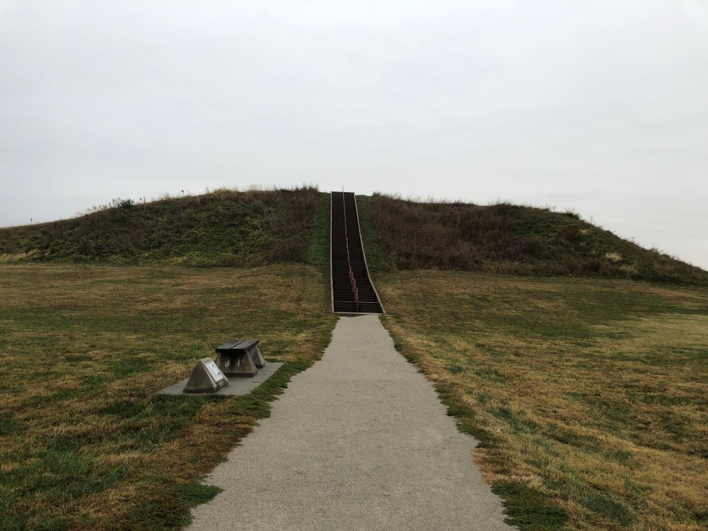 The first half of the mound