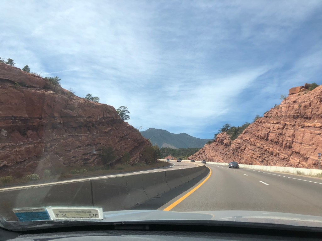 Driving up through the Rockies